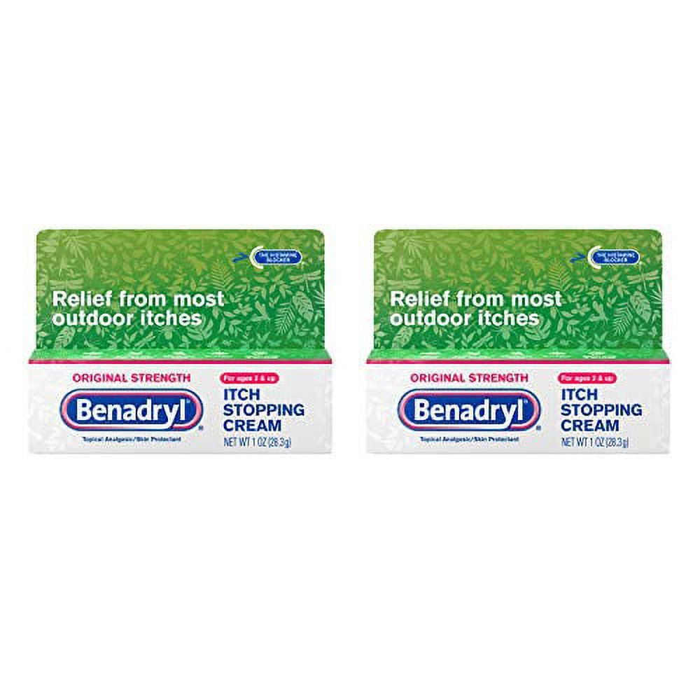 Benadryl Extra Strength Itch Stopping Cream, 1 Oz 