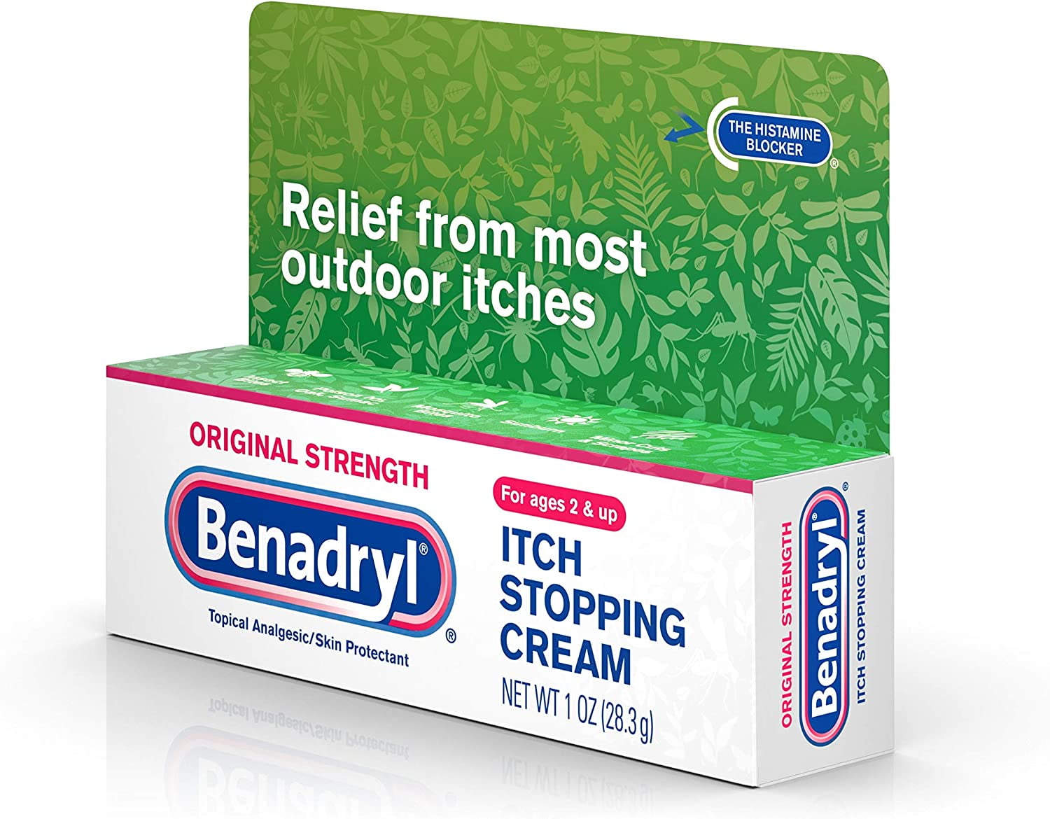 Benadryl Itch Stopping Cream Original Strength 1 oz 2 Pack