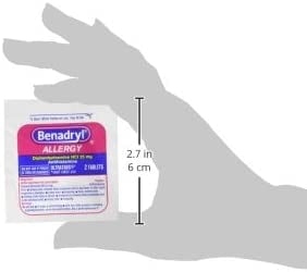 Benadryl Allergy Ultratab Packet Dispensers 60 ea Pack of 4 for Allergy Relief