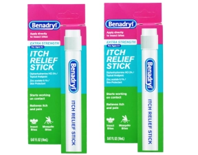 Benadryl Itch Relief Stick 0.47 oz Pack of 2 Twin Pack