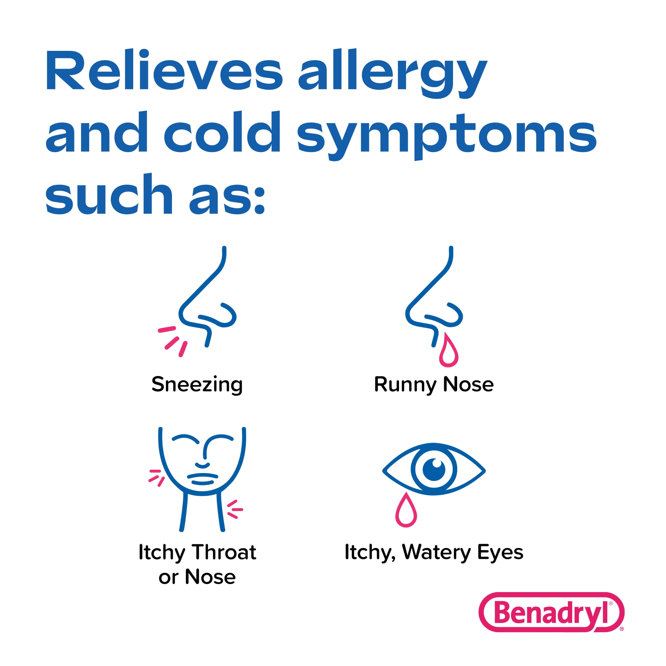 Benadryl Ultratabs Go Packs Antihistamine Tablets 4 packs of 2-ct for Allergy Relief