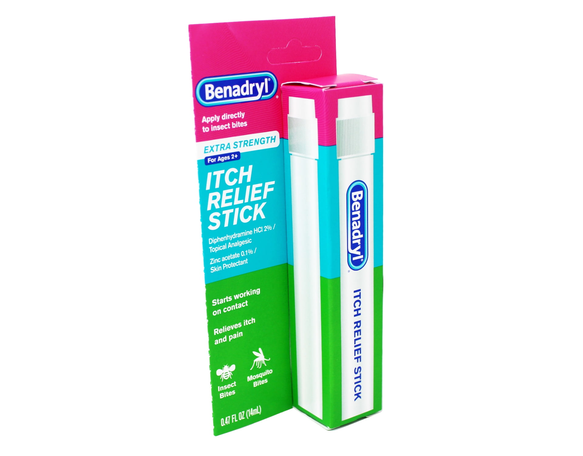 Benadryl Itch Relief Stick 0.47 oz Amerikasepetim Special Offer 6 Pack