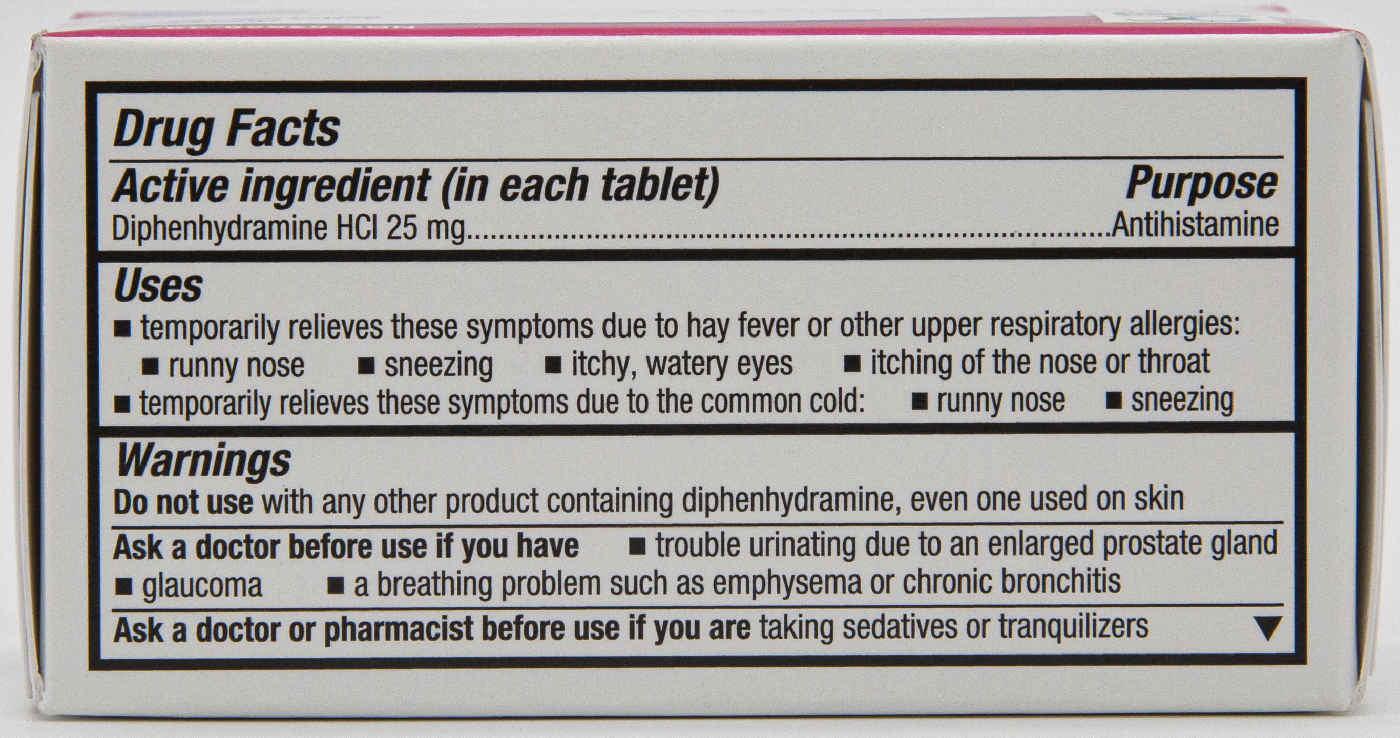 Benadryl  Quality Choice Allergy Complete 100 Tablets 3 Pack