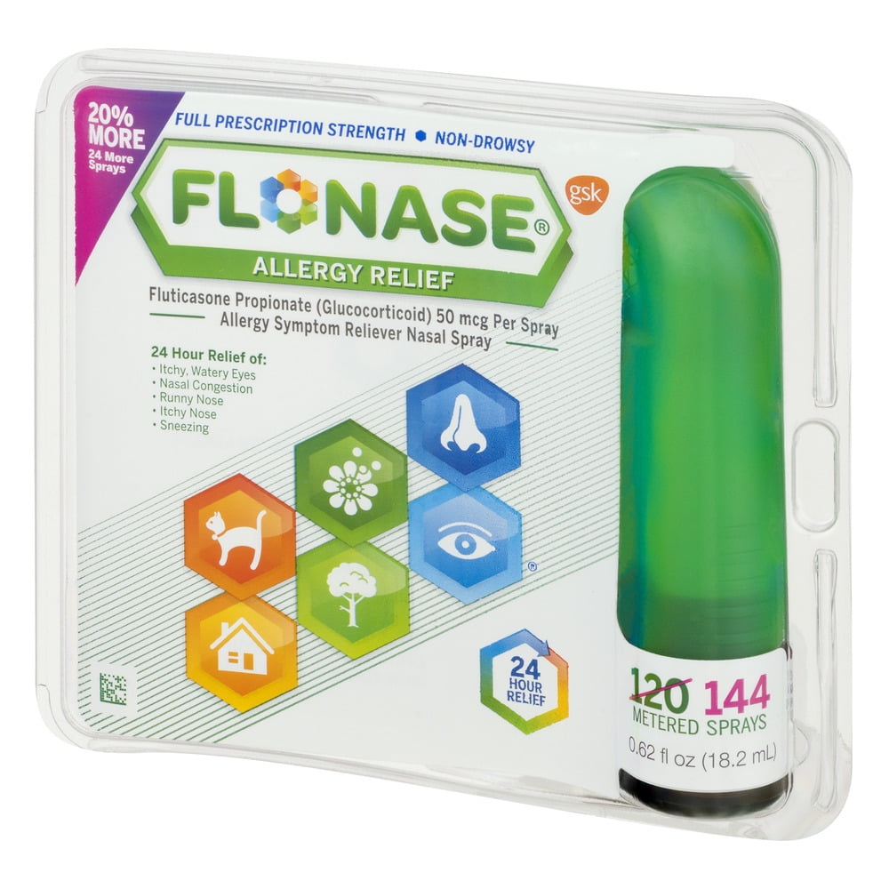 Flonase Allergy Relief Nasal Spray 0.62 fl oz 144 Metered Sprays