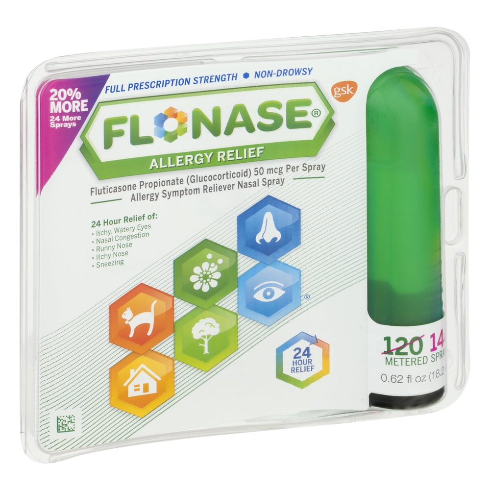 Flonase Allergy Relief Nasal Spray 0.62 fl oz 144 Metered Sprays