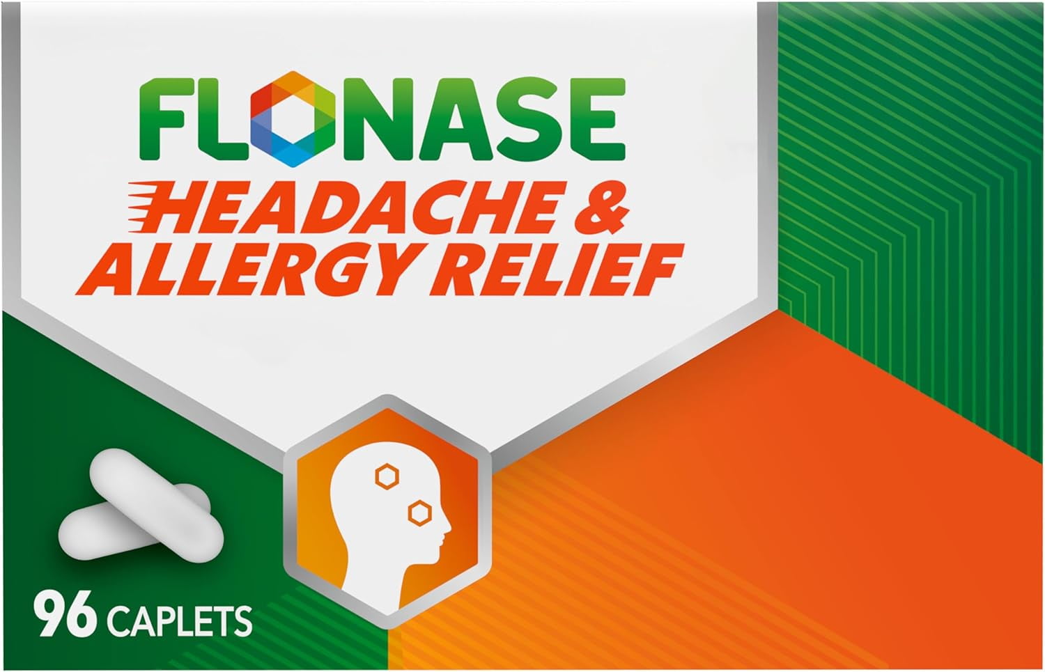 Flonase Headache Allergy Relief Caplets Acetaminophen 325mg Per 2 Caplet Dose 96 Caplets