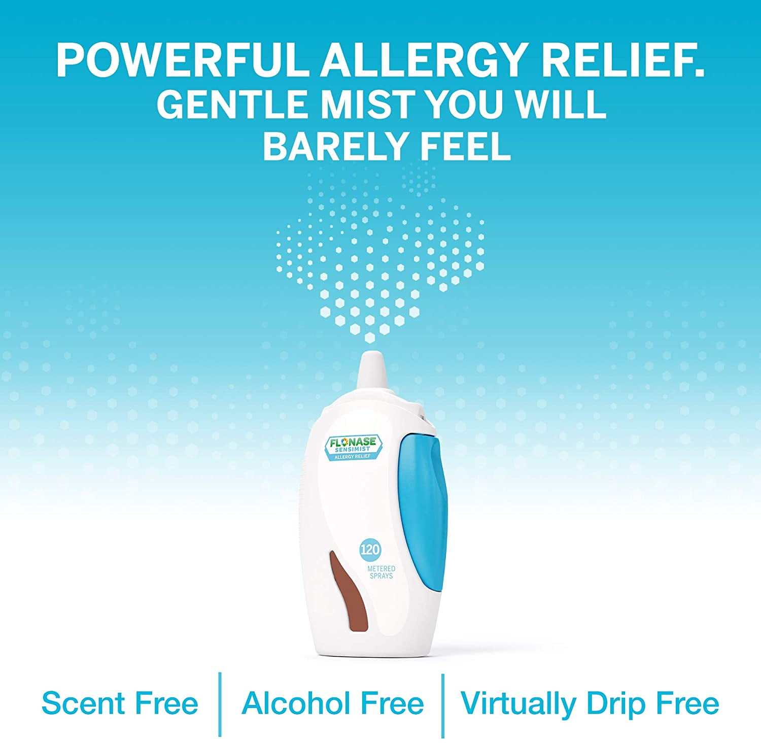 Flonase Sensimist Allergy Relief Nasal Spray Non-Drowsy Medicine - 60 Sprays