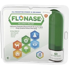 Flonase 24hr Allergy Relief Nasal Spray Full Prescription Strength 60 sprays