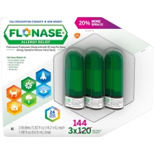 Flonase Allergy Relief 144x3 Pack For Fast Allergy Relief