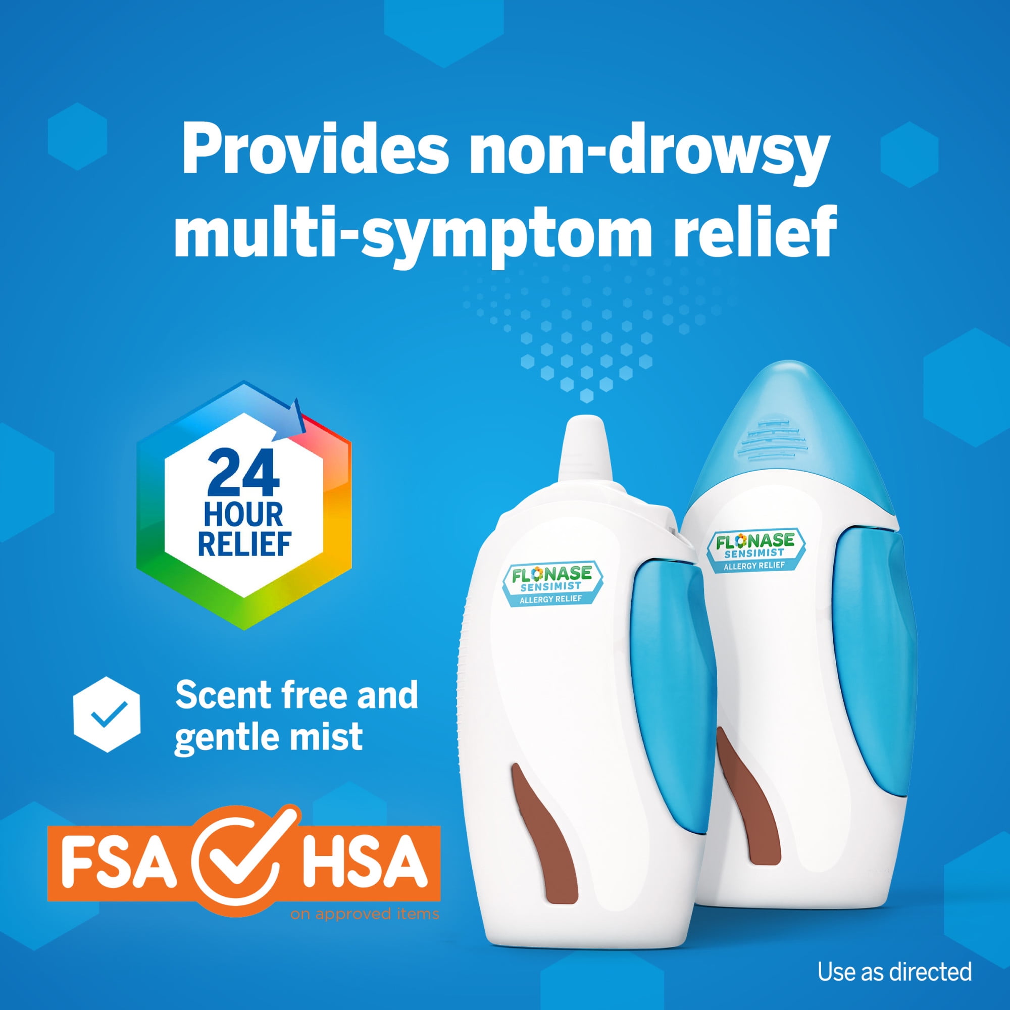 Flonase Sensimist Allergy Relief Spray Non Drowsy Medicine 120 Sprays 3 Pack