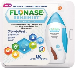 Flonase Sensimist Allergy Relief Spray 120 Metered Sprays 1 Each Pack of 4