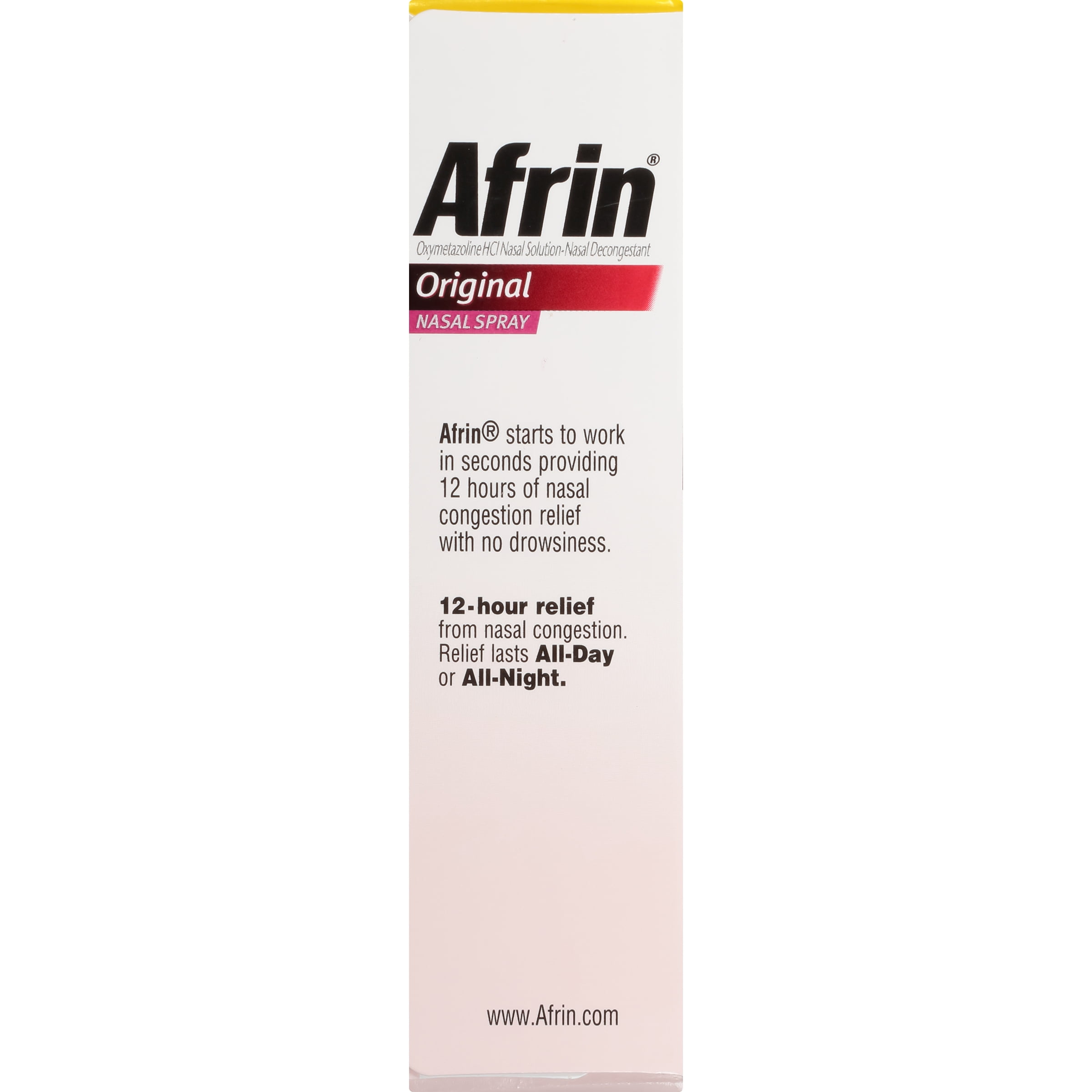 Afrin Original Nasal Decongestant Spray 3-30mL Bottles for Fast Relief