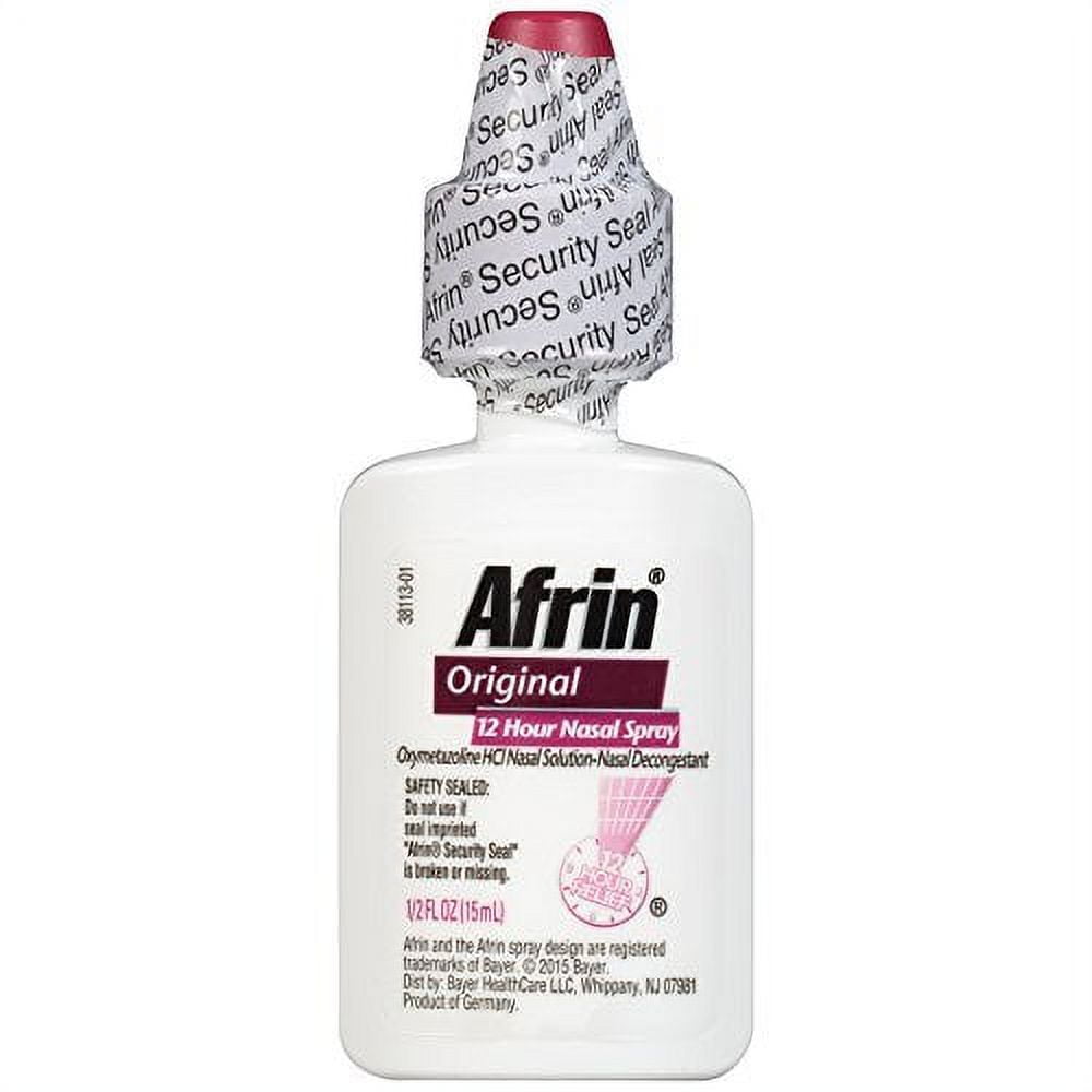 Afrin Original Nasal Spray 0.5 Ounce - Nasal Congestion Relief