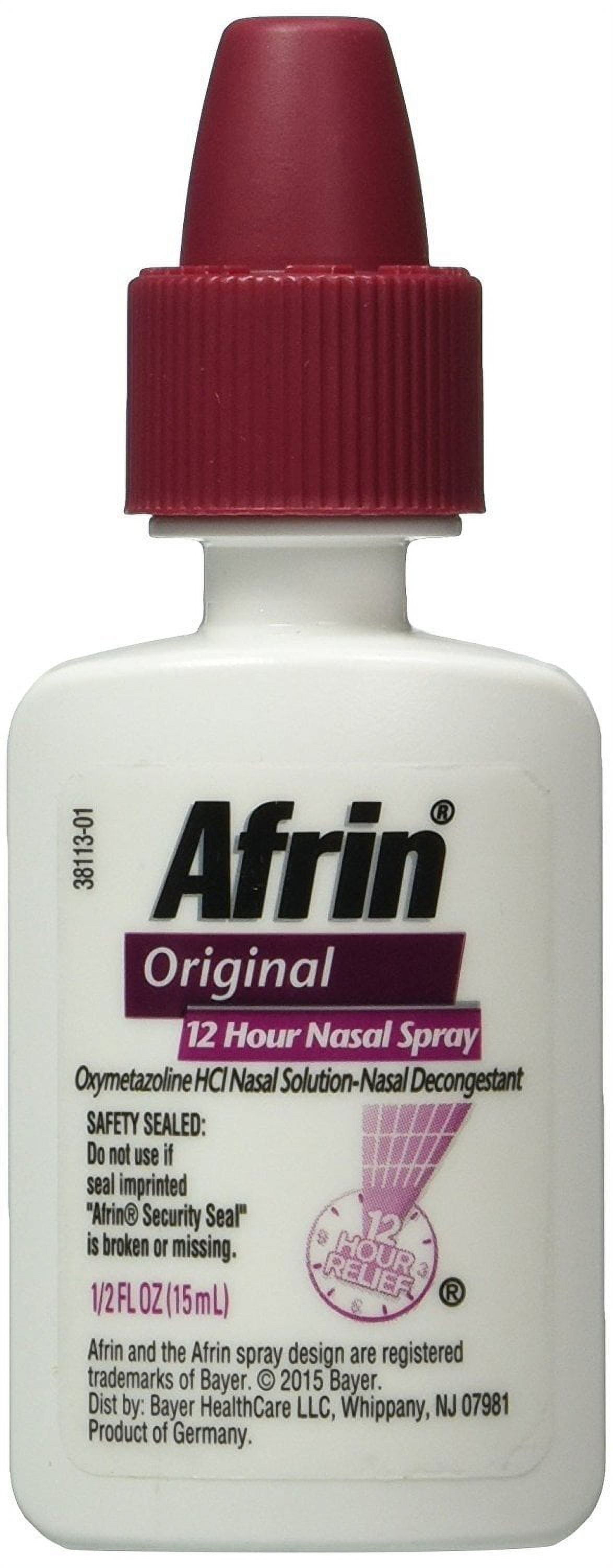 Afrin Original Nasal Spray 0.5 Ounce - Nasal Congestion Relief