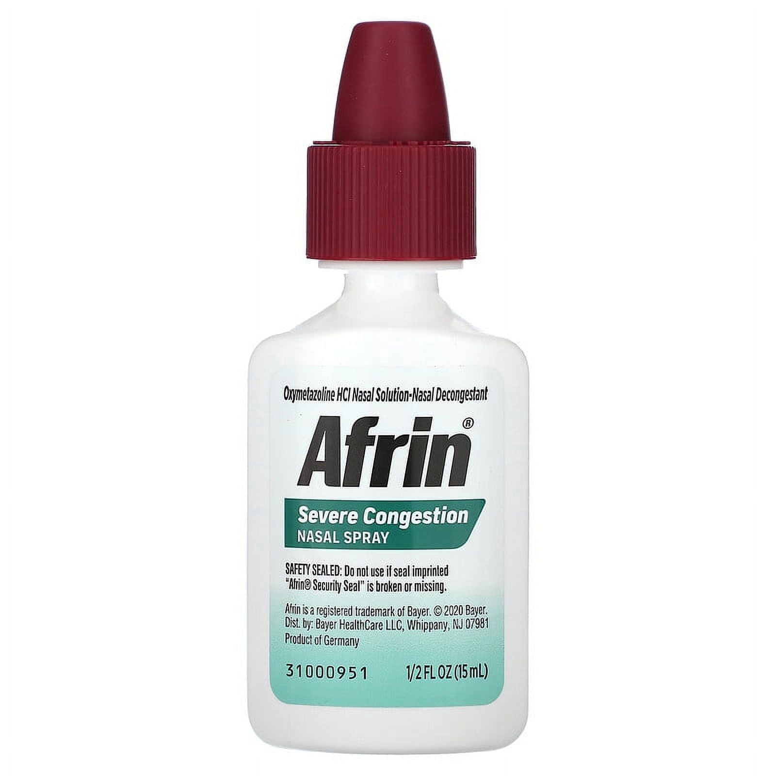 Afrin Severe Congestion Nasal Spray 1.2 fl oz - Fast Relief