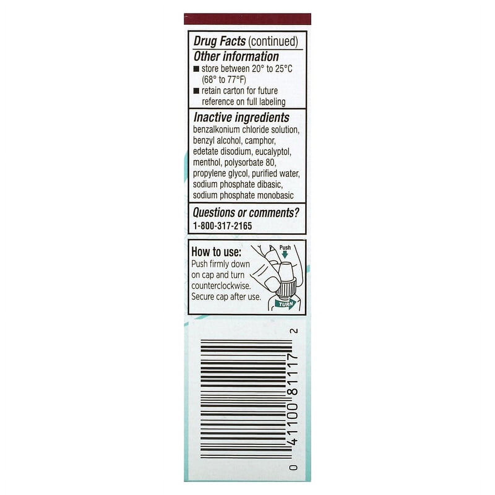 Afrin Severe Congestion Nasal Spray 1.2 fl oz - Fast Relief