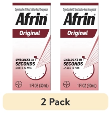 Afrin Original 12 Hour Nasal Congestion Relief Spray 30ml Twin Pack