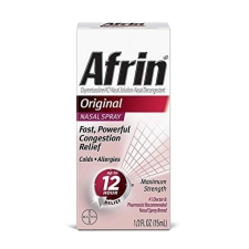 Afrin 12 Hour Relief Original 0.5 fl oz Pack of 3 nasal spray for fast relief