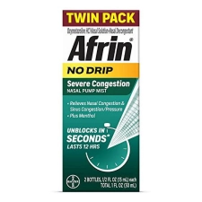 Afrin No Drip Severe Congestion Max Strength Nasal Spray 12 Hour Relief