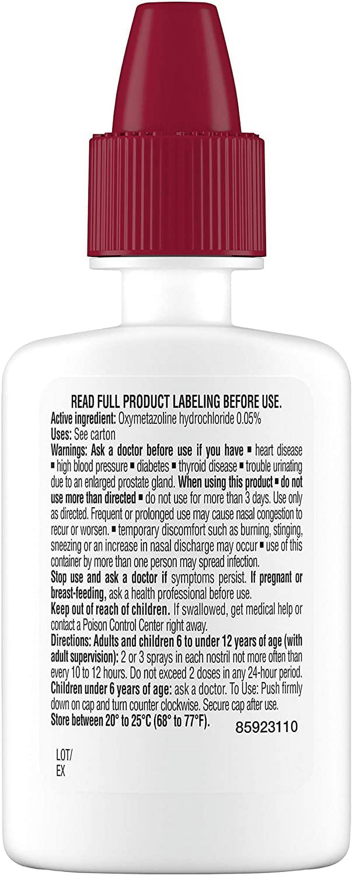 Afrin Allergy Sinus Nasal Spray 0.50 oz Pack of 6 - Fast Relief