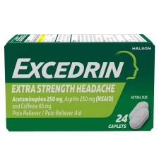 EXCEDRIN EXTRA STRENGTH PAIN HEADACHE RELIEF CAPLETS 24 COUNT