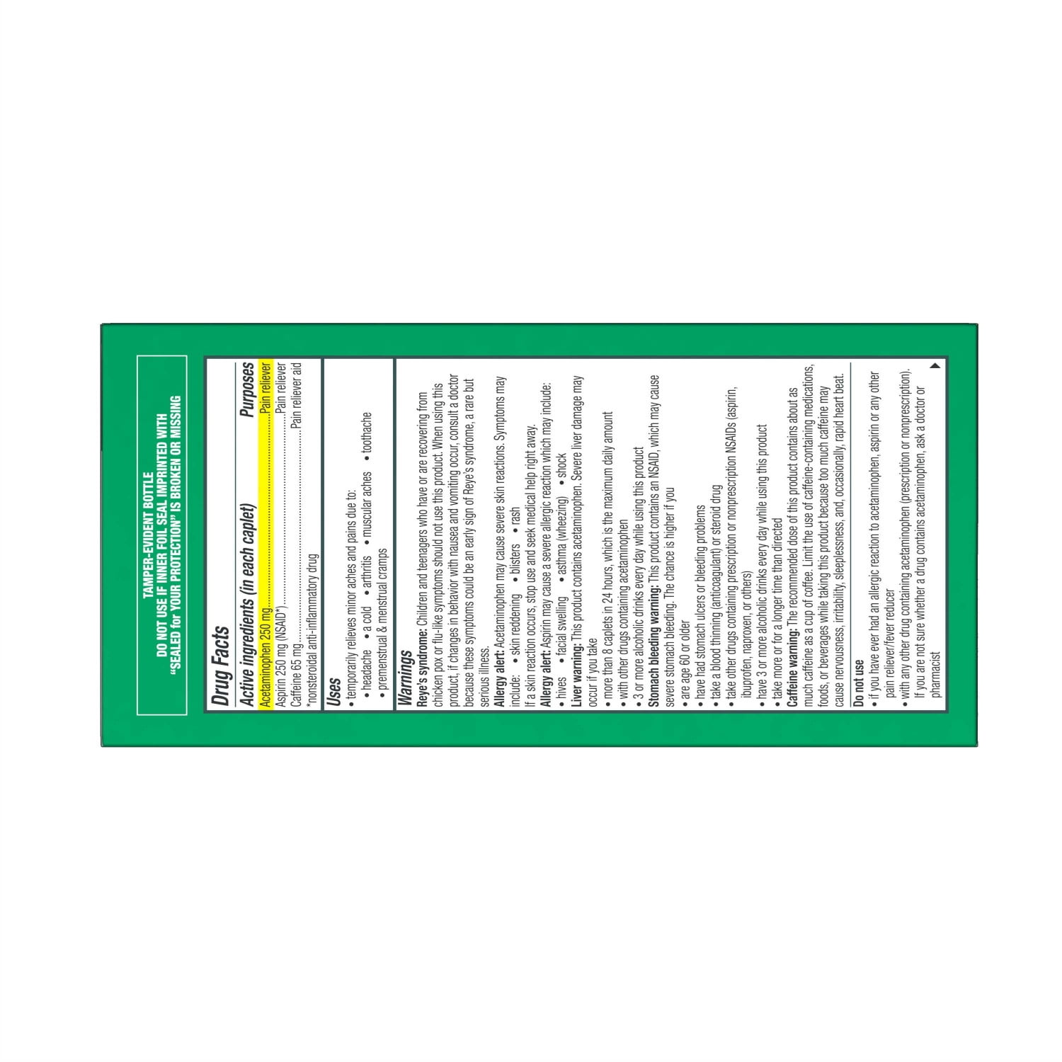 Excedrin Extra Strength Caplets 300 Count Headache Relief
