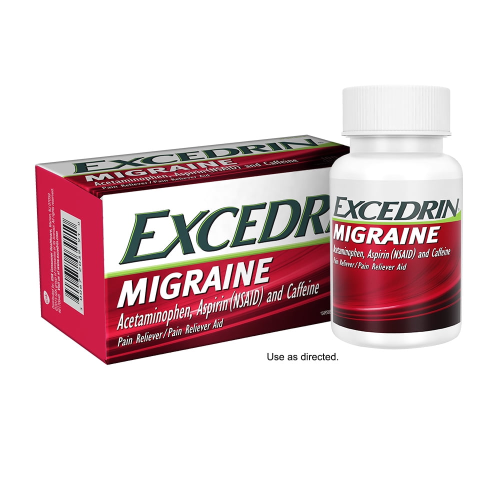 Excedrin Migraine Caplets 300 Count for Fast Pain Relief