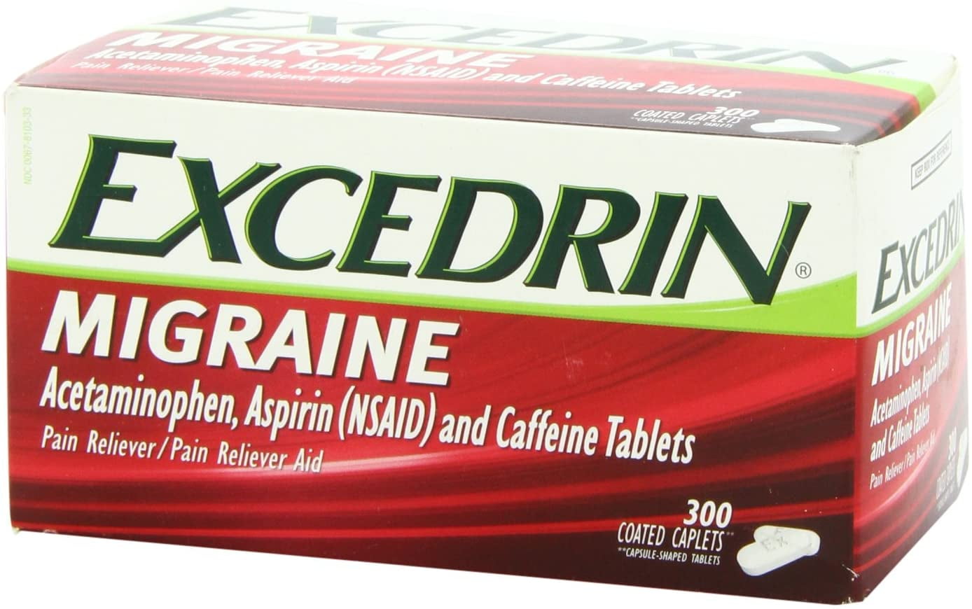 Excedrin Migraine Coated Caplets 300 ct. for Fast Pain Relief