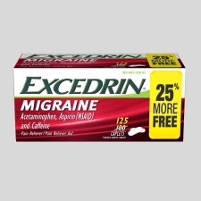 Excedrin Migraine Caplets for Pain Relief 125 Count