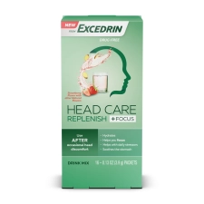 Excedrin Head Care Replenish Focus Drink Mix - 16 Packets for Head Health Support
