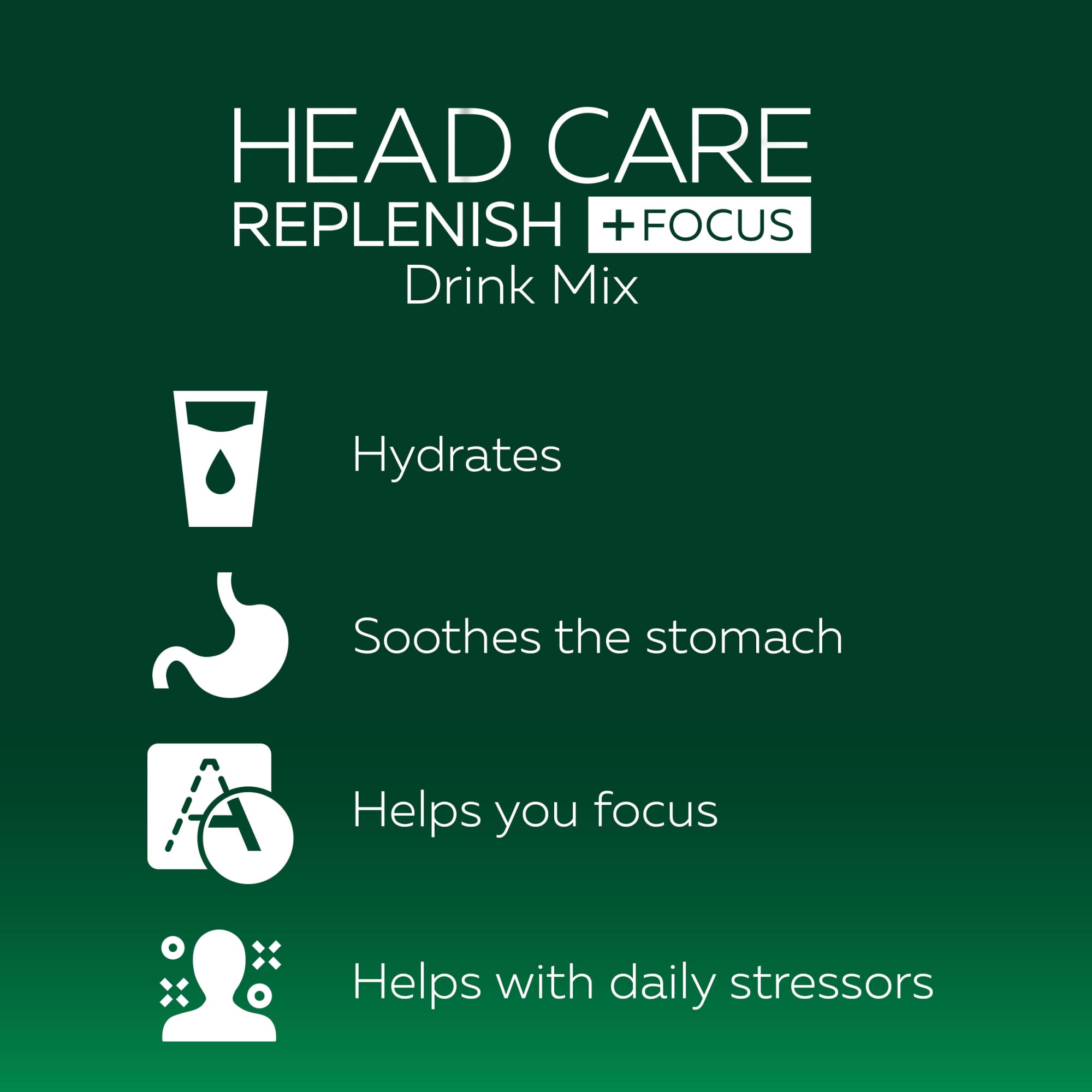 Excedrin Head Care Replenish Focus Drink Mix - 16 Packets for Head Health Support
