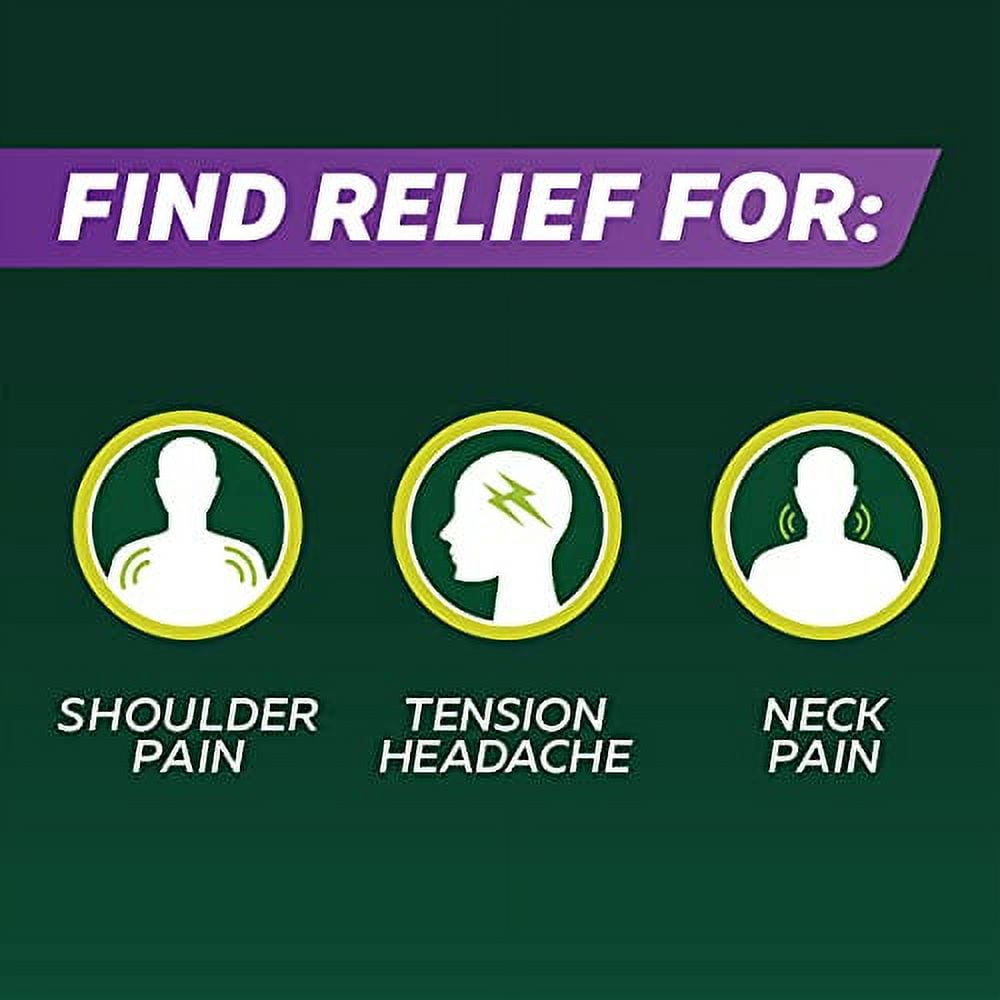 Excedrin Tension Headache Relief Caplets Non-Aspirin Head Neck Shoulder Pain 100 Count