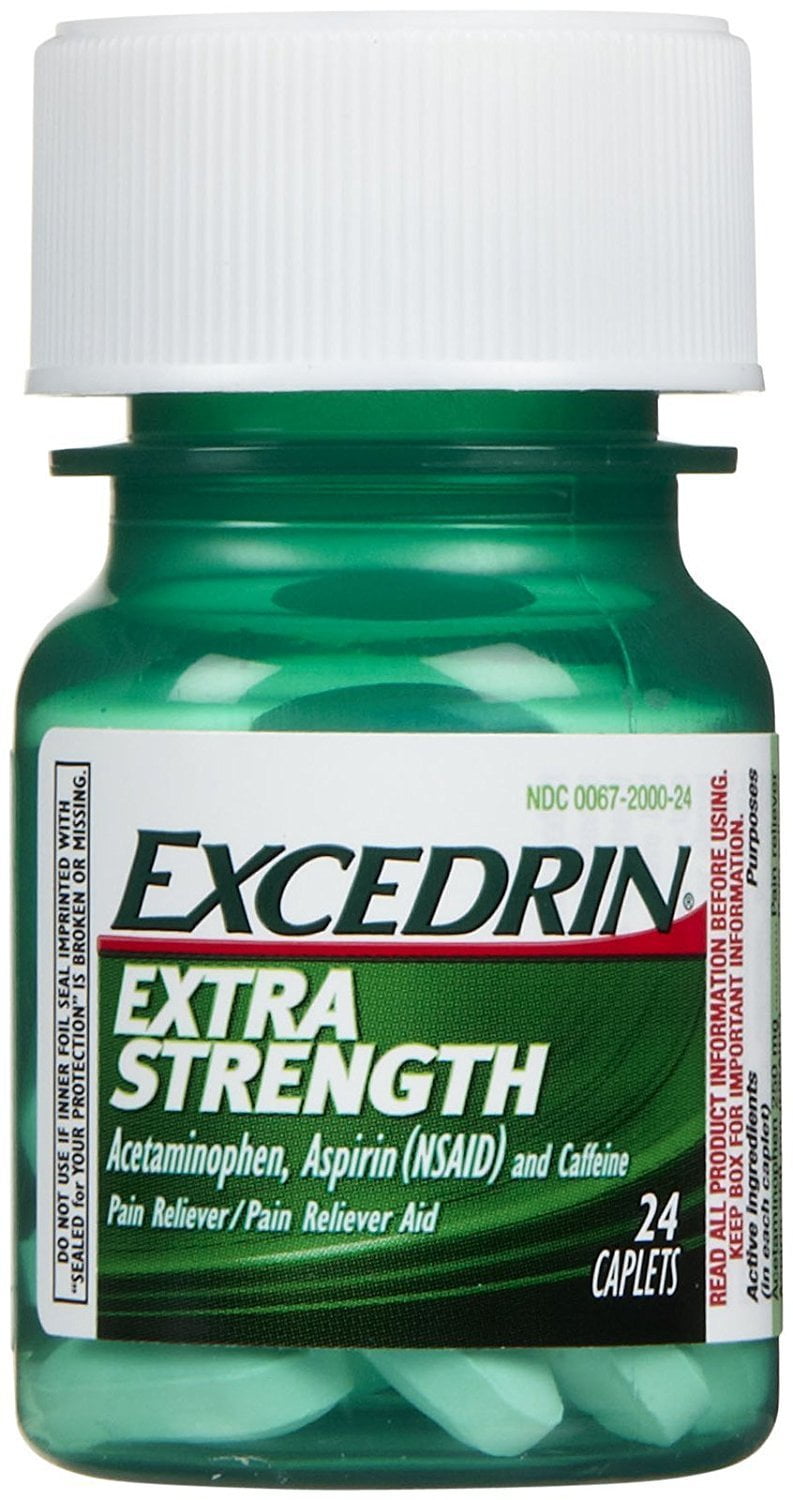 Excedrin Extra Strength Pain Reliever Caplets - 24 Caplets