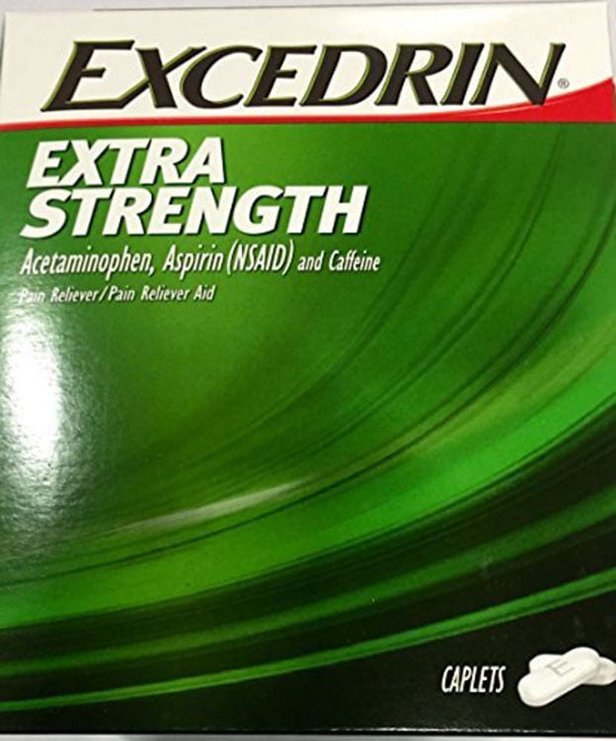 Excedrin Extra Strength Pain Reliever 25 Packs 2 Caplets