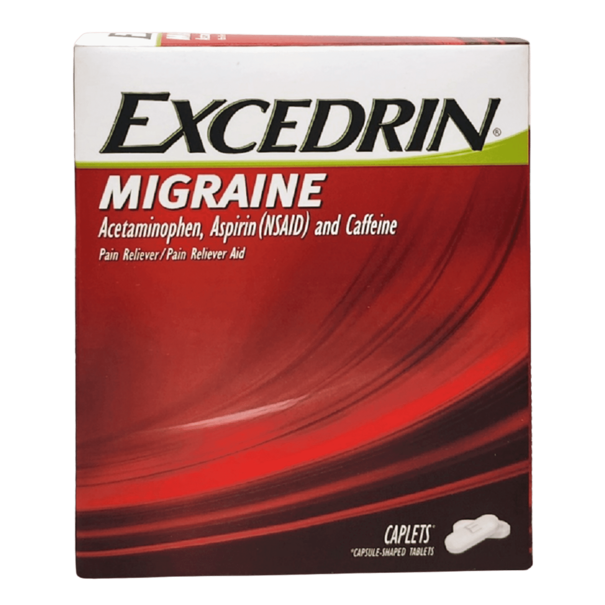 Excedrin Migraine Caplets 25 Packets of 2 Display Box