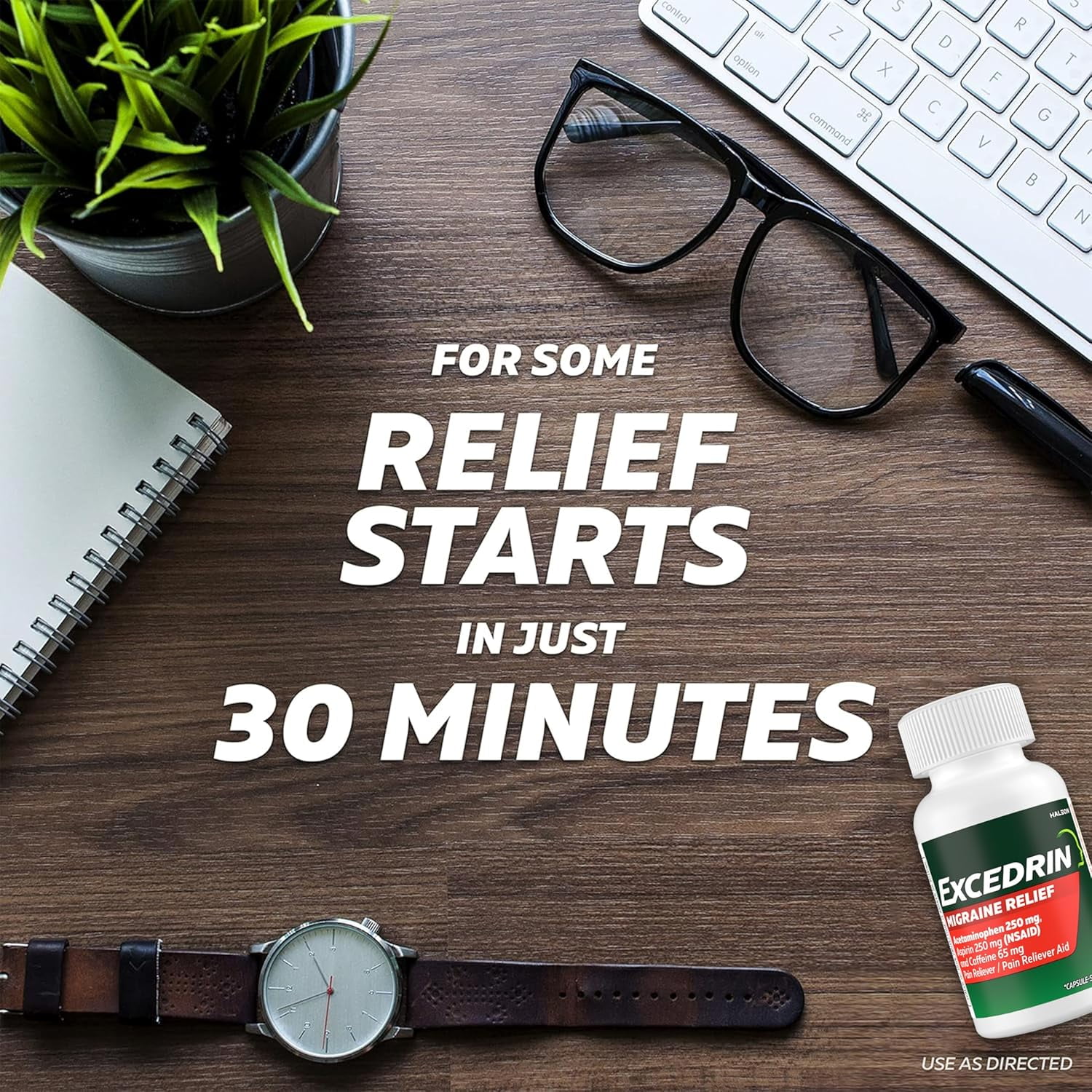 Excedrin Alleviate Migraine Symptoms with Excedrin Migraine Relief Caplets 24 count