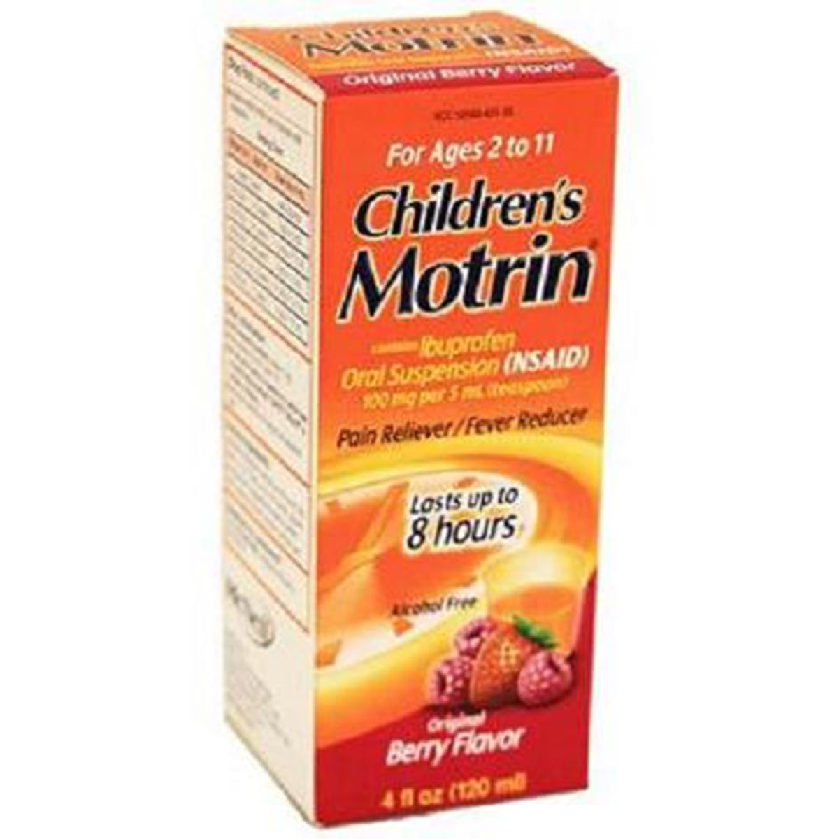 Motrin Childrens Pain Fever Reducer Berry Flavor Count 1 Children Infants Grab Varieties Flavors