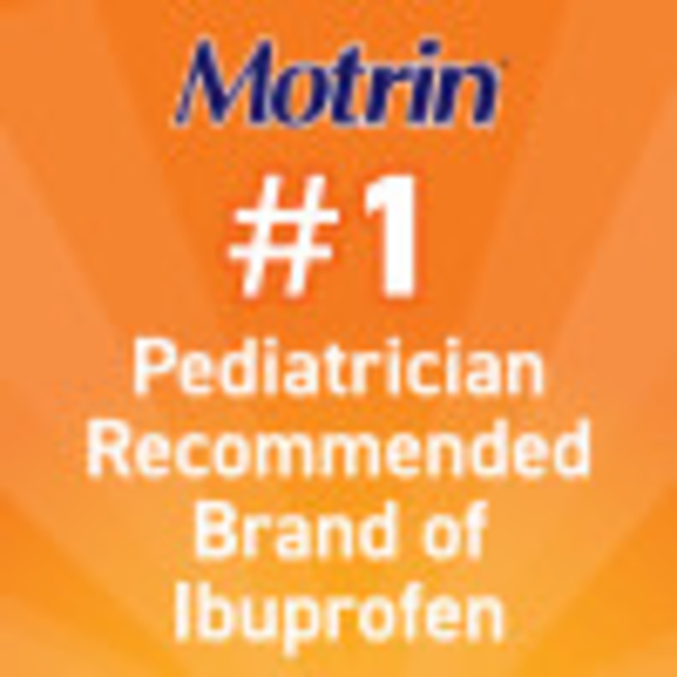 Motrin Dye Free Ibuprofen Chewable Tablets Grape 24 Ct Childrens