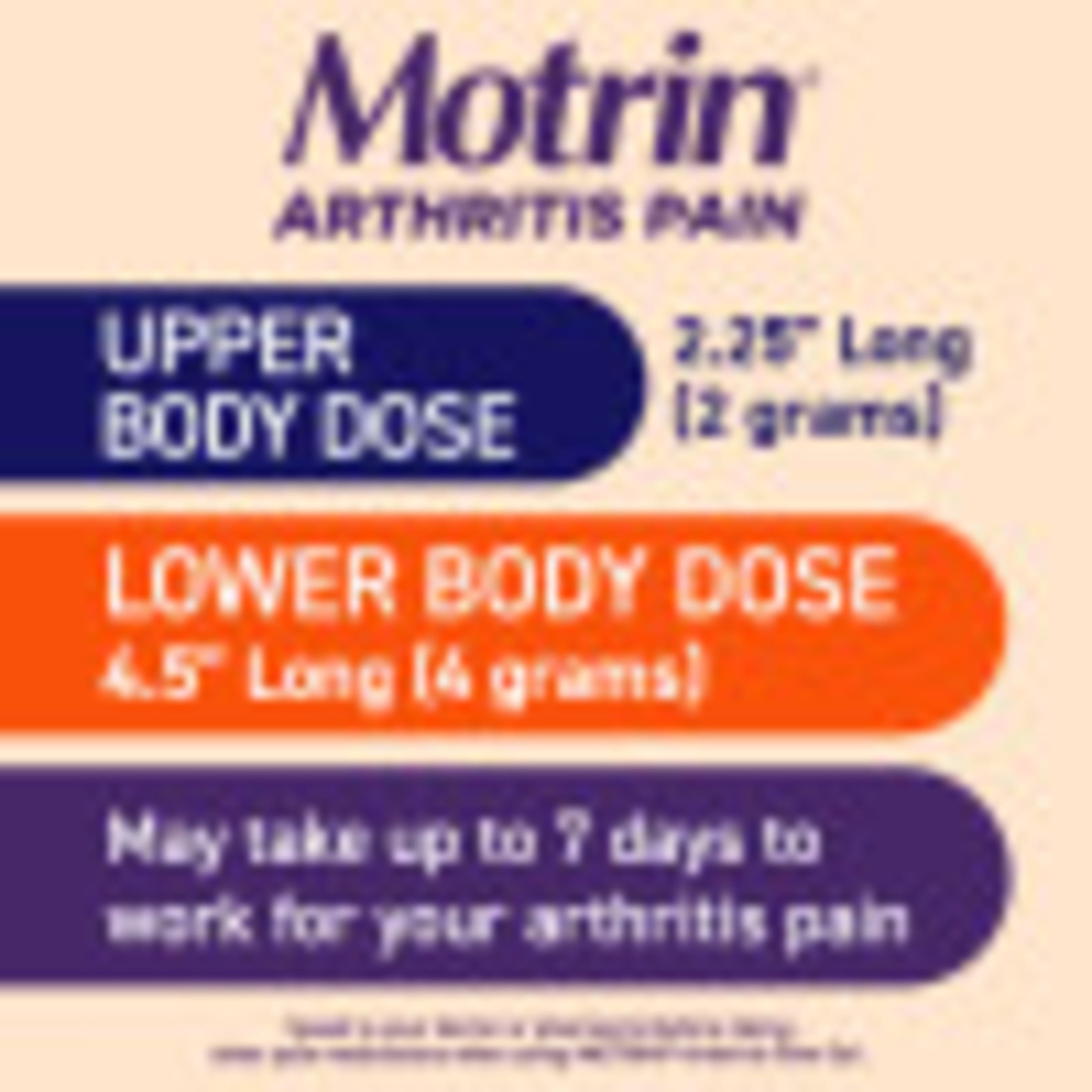 Motrin Arthritis Pain Relief Diclofenac Sodium Topical Gel 1% 3.53 oz