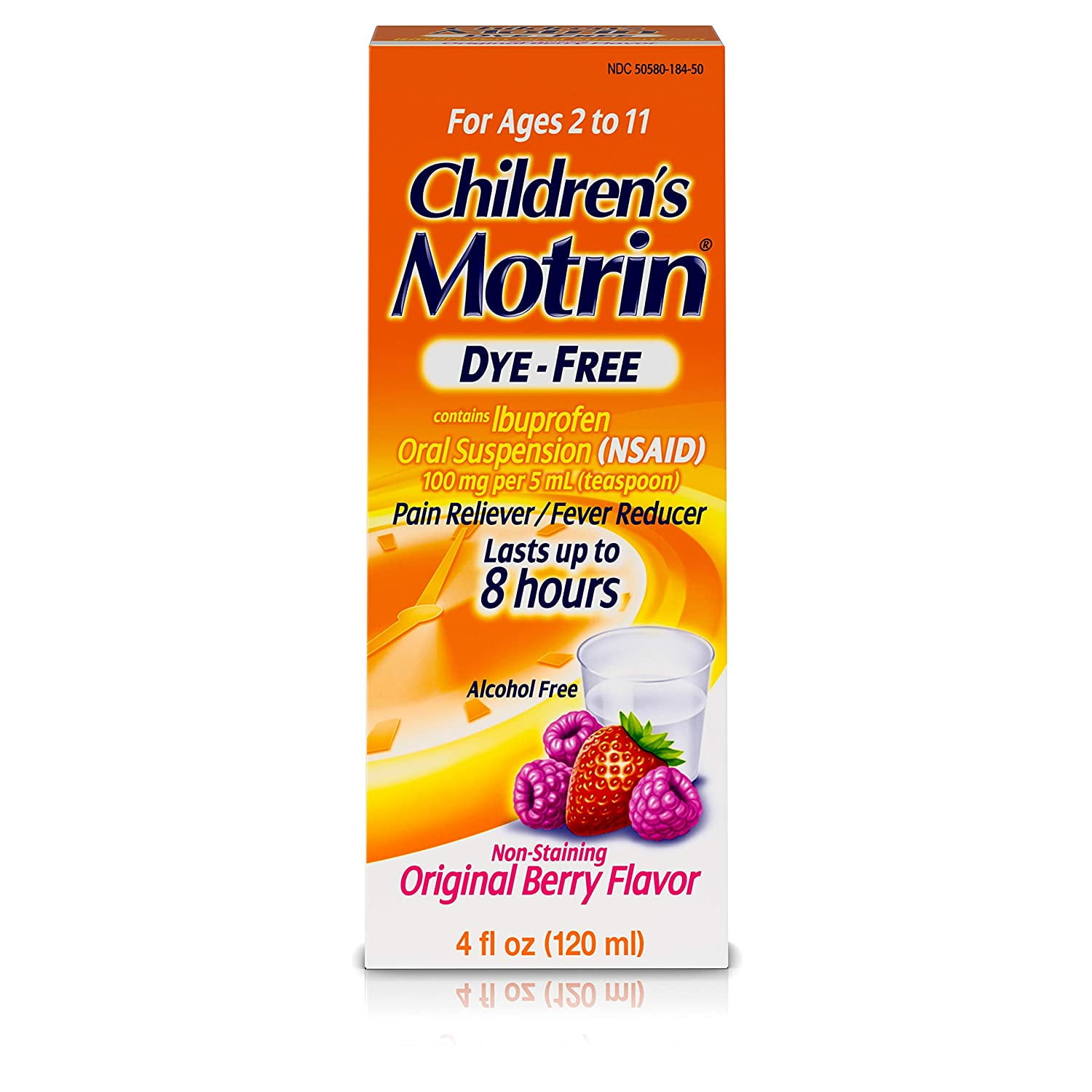 Motrin  Children's Suspension Berry Flavor Dye-Free 4 oz