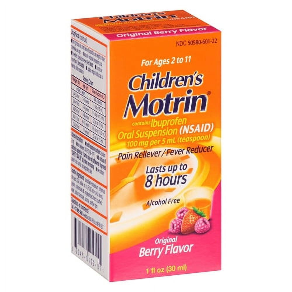 Motrin Liquid Original Berry Flavor 1 oz for Kids