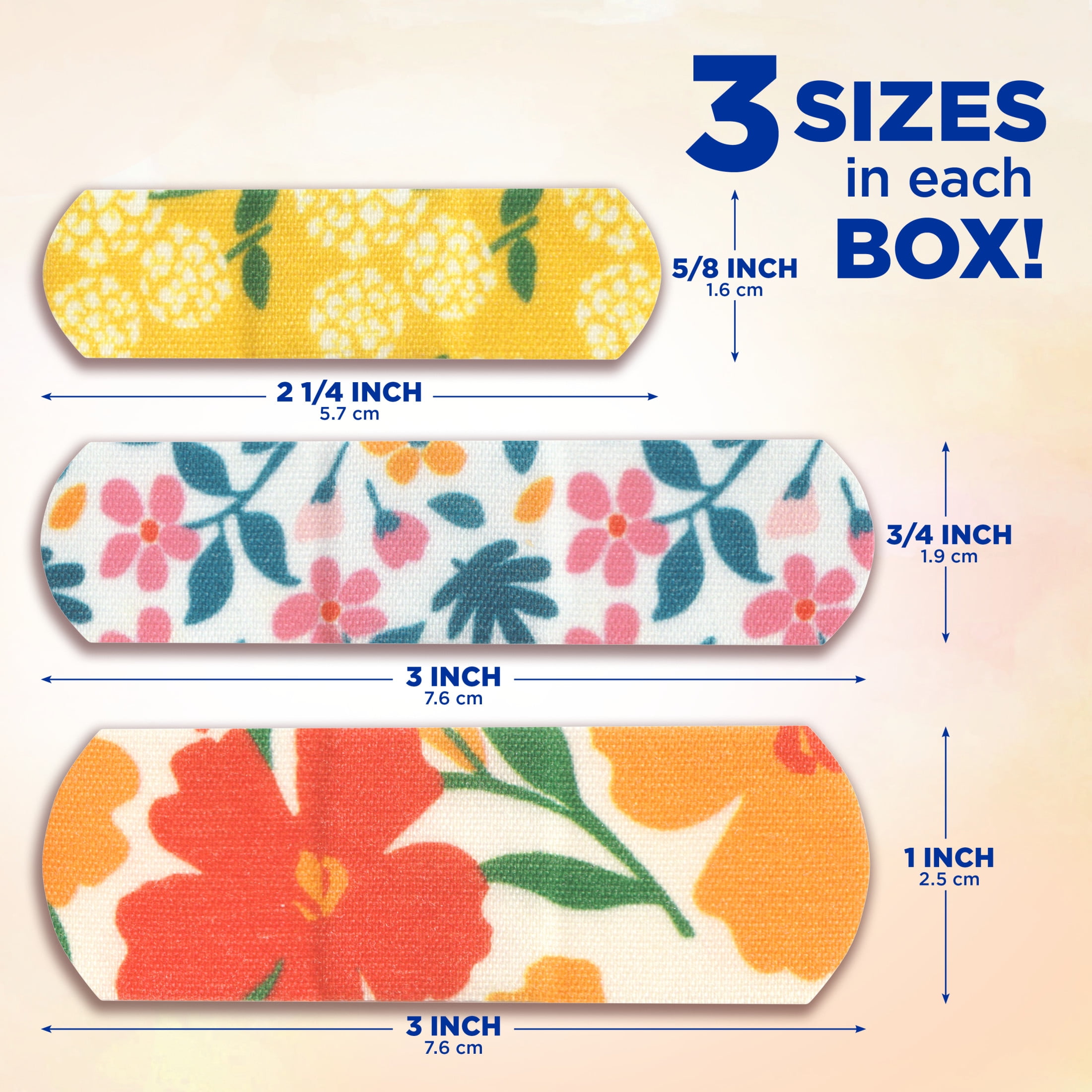 Band-Aid Brand Flexible Fabric Wildflower Assorted 30 Ct