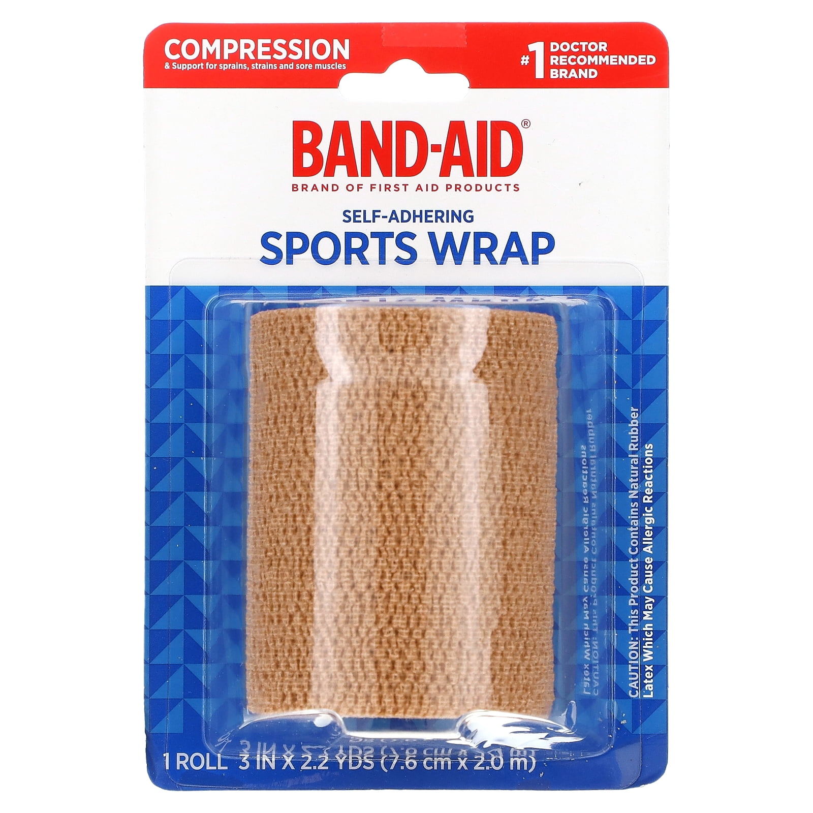 Band Aid Self Adhering Sports Wrap 1 Roll