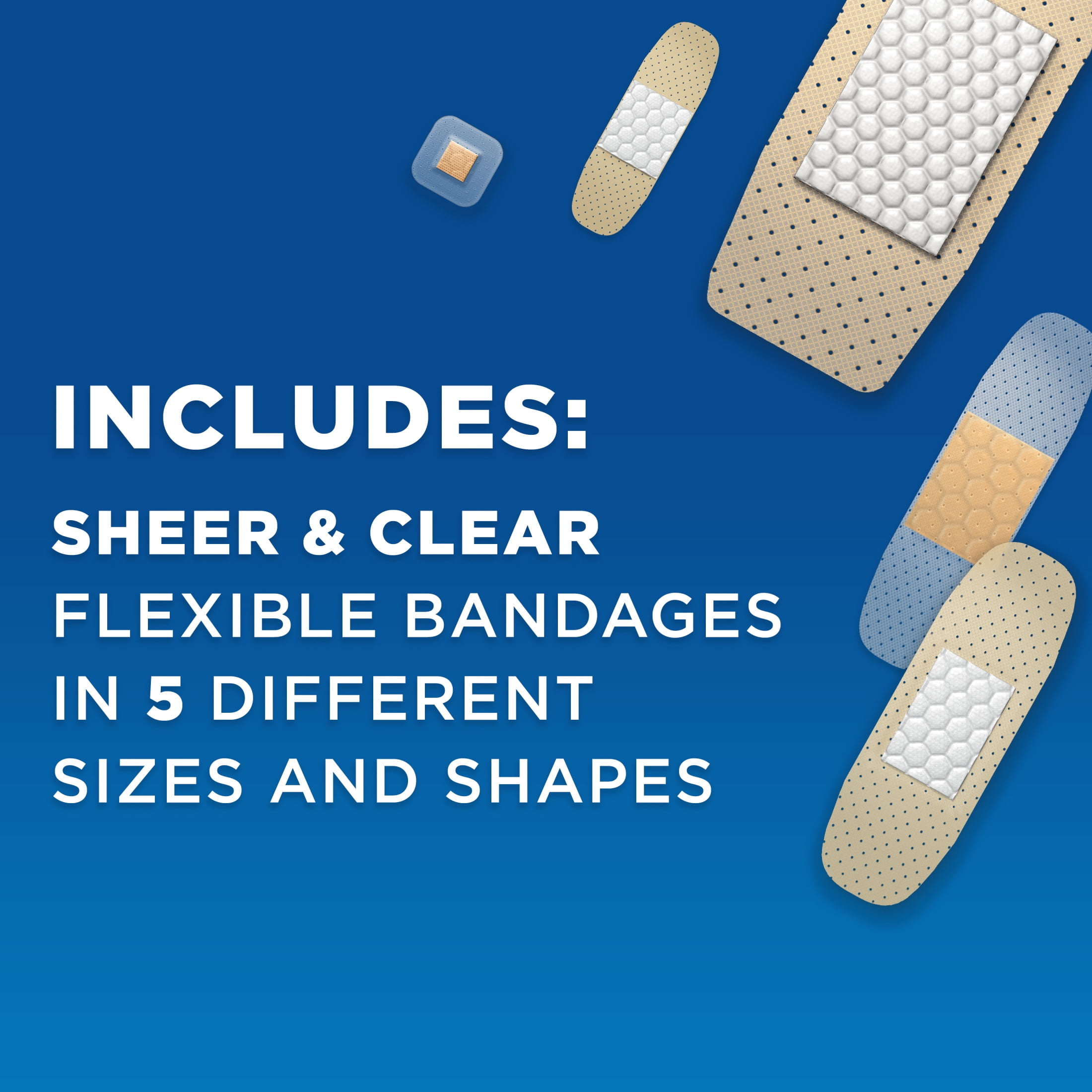 Band-Aid Brand Adhesive Sterile Bandage Variety Pack Assorted 280 Ct