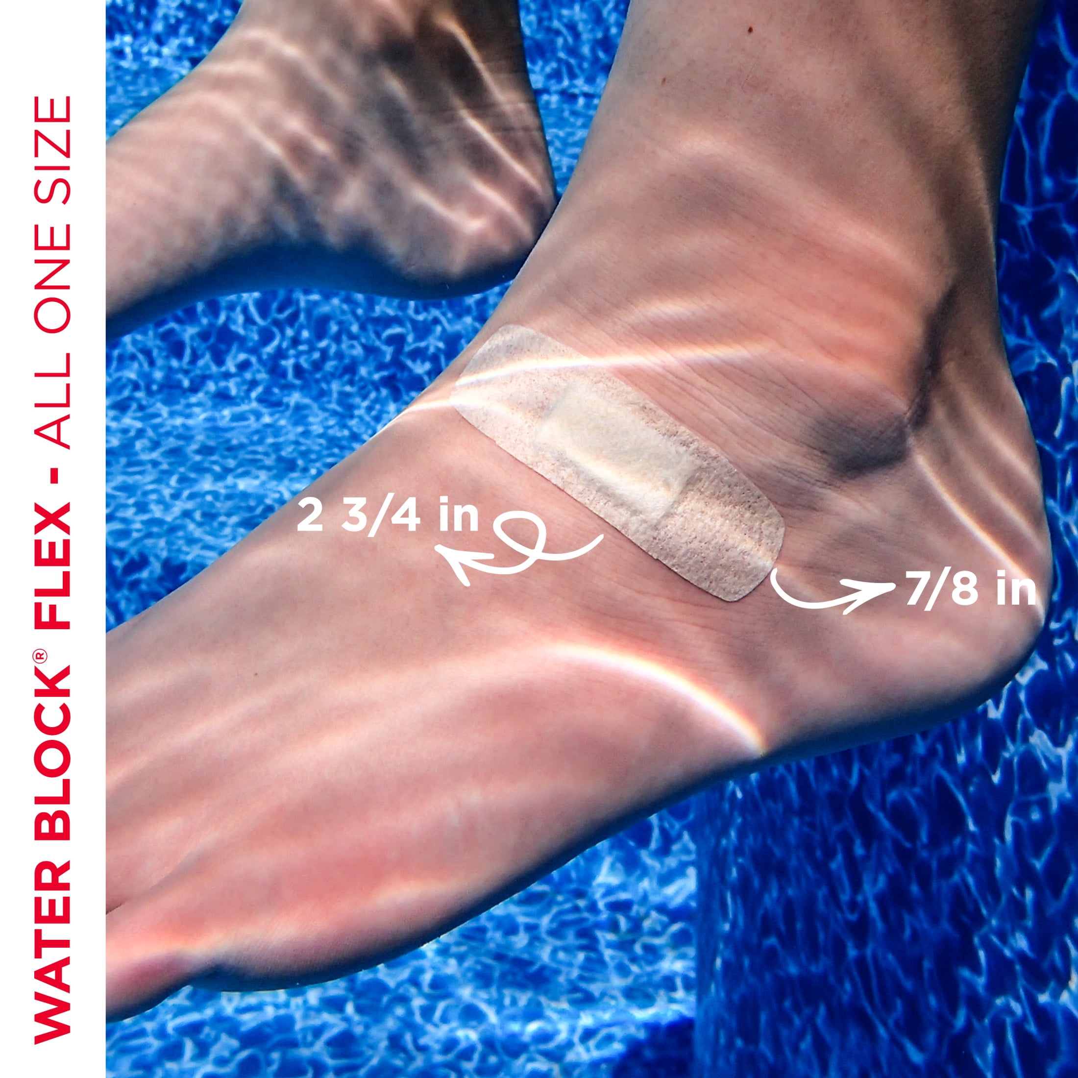 Band-Aid Brand Water Block Flex Adhesive Bandages All One Size 20 Ct