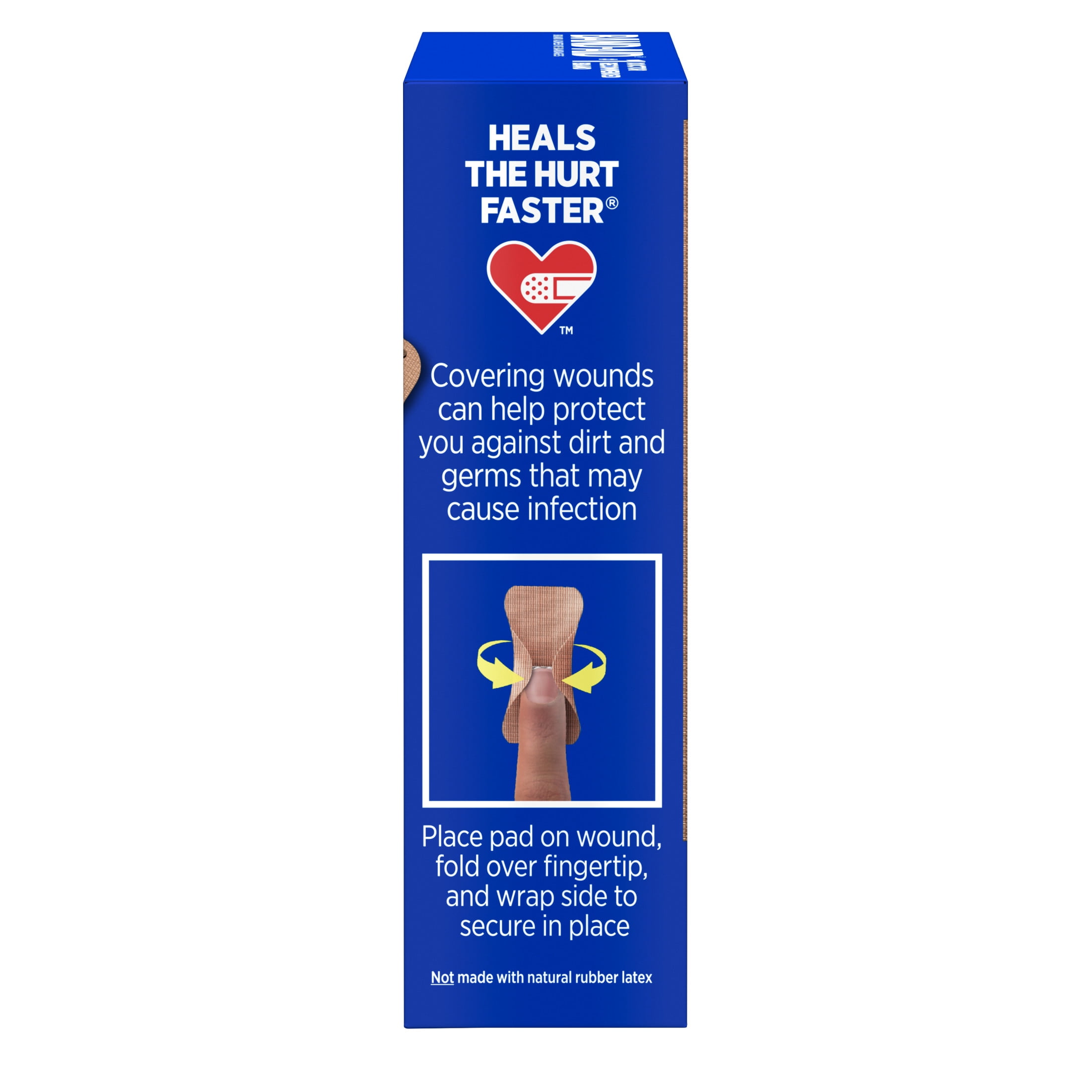 Band-Aid Fabric Adhesive Bandages for Finger and Knuckle 20 Count