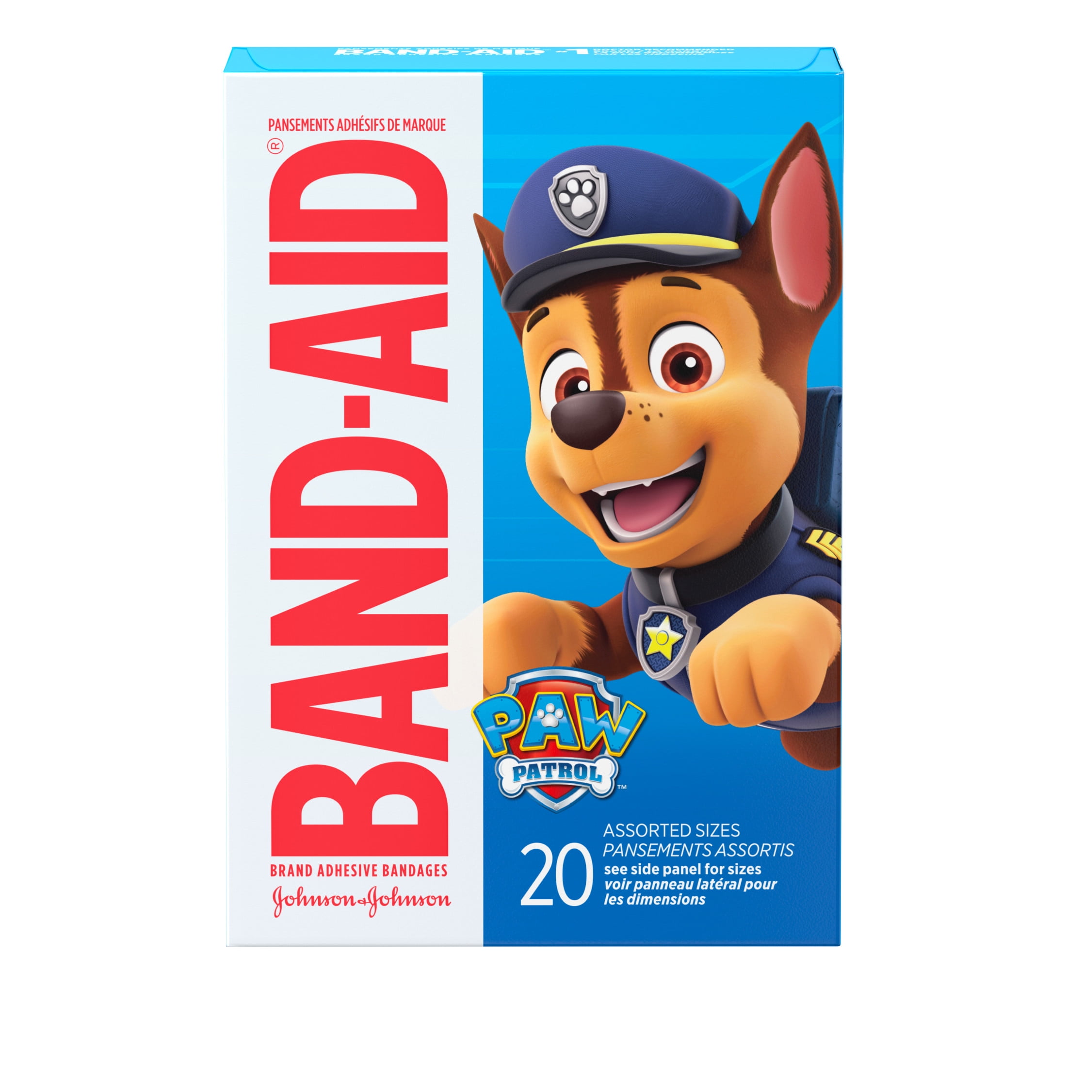 Band-Aid Bandages Kids Nickelodeon Paw Patrol Assorted 20 Ct