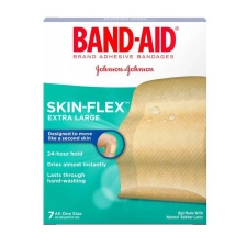 Band Aid Skin Flex XL Adhesive Bandages 7 Count for Ultimate Protection