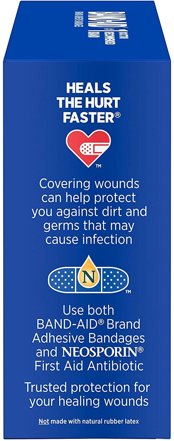 Band Aid J&J Flexible Fabric Adhesive Bandages 1 x 3 100 per Box