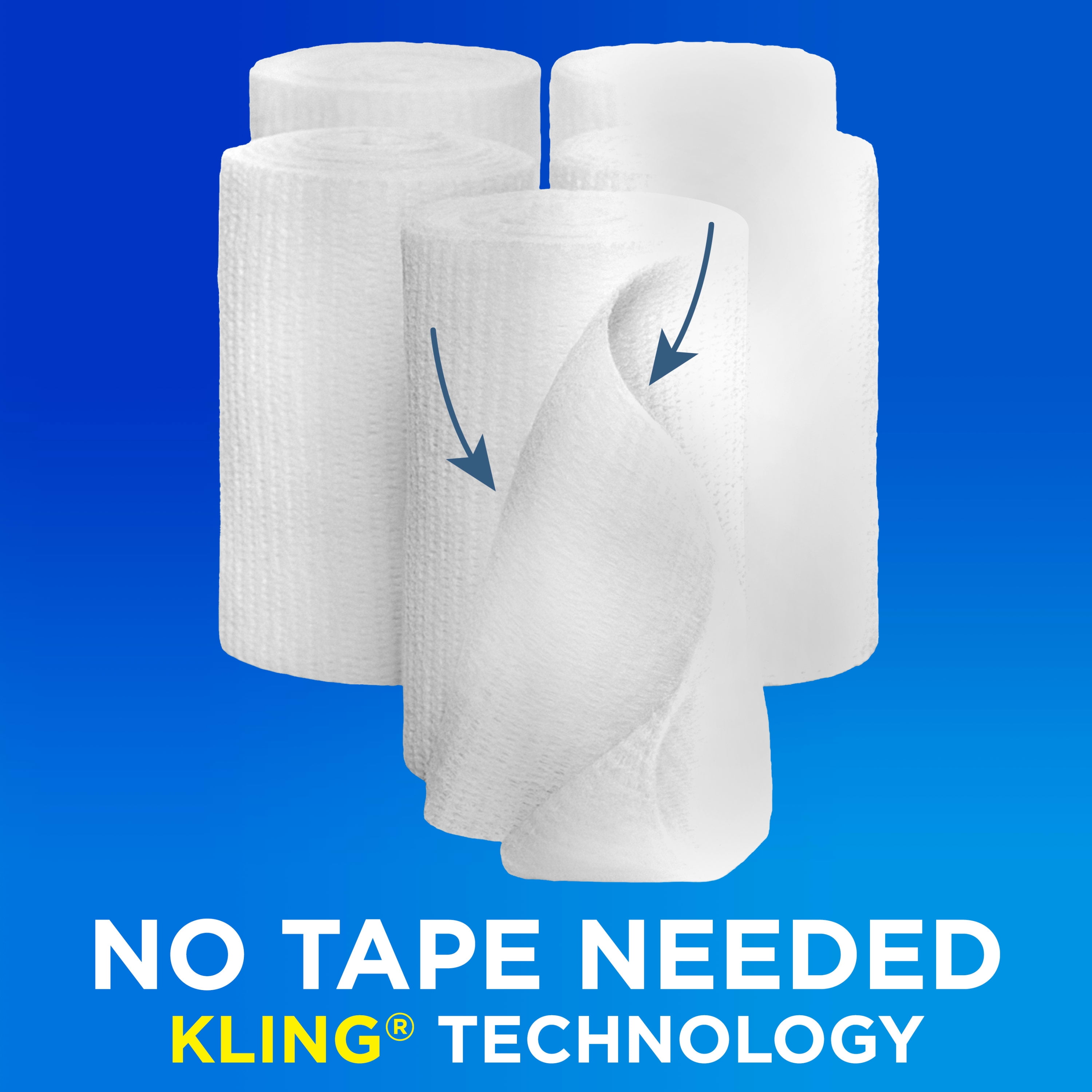 Band Aid Brand Flexible Rolled Medical Gauze 4in x 2.1yd 5 ct Kit